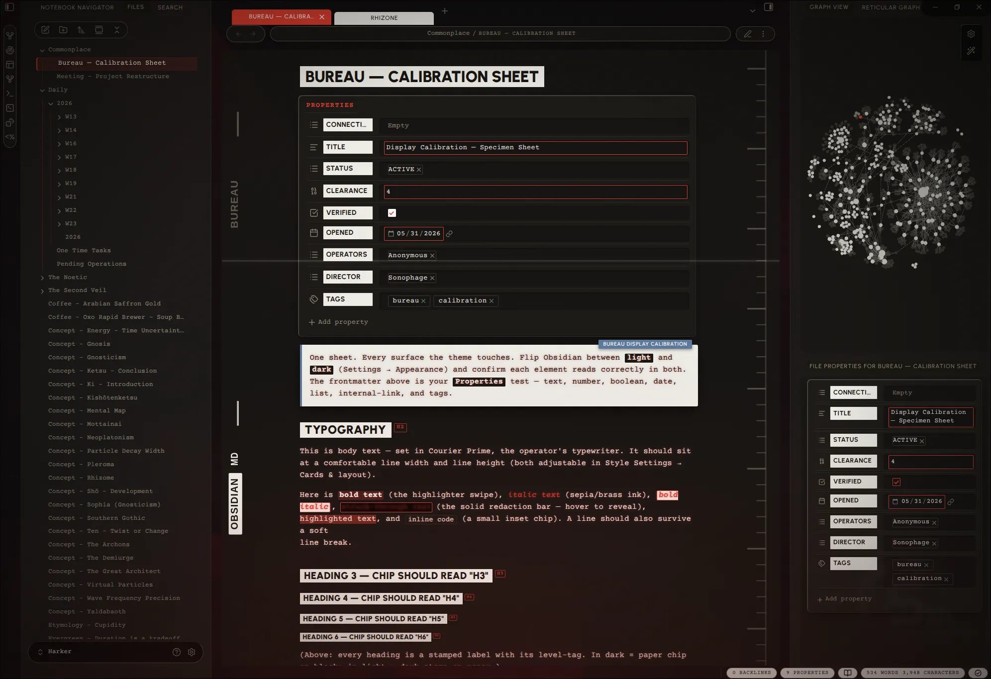 Bureau screenshot