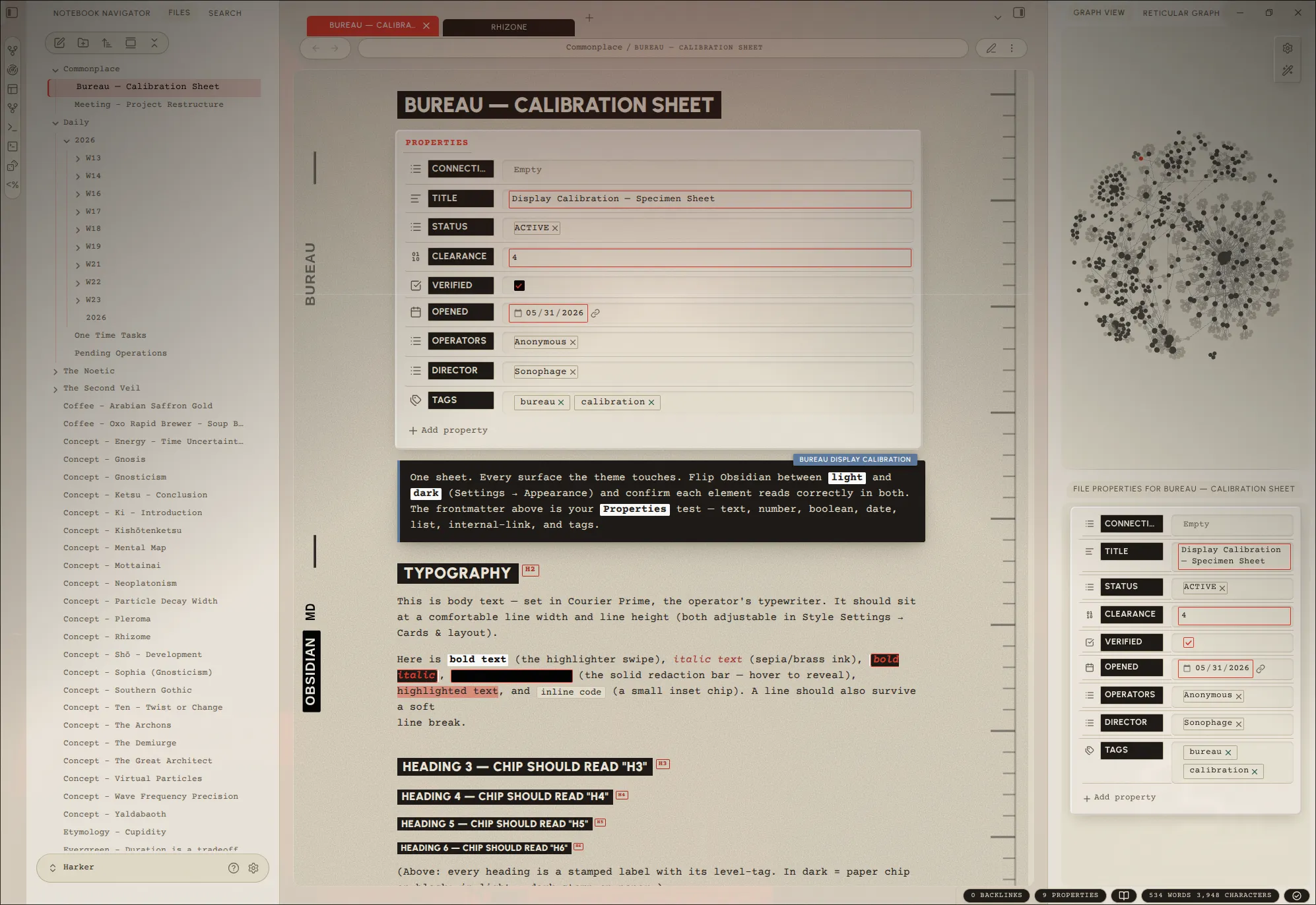 Bureau screenshot