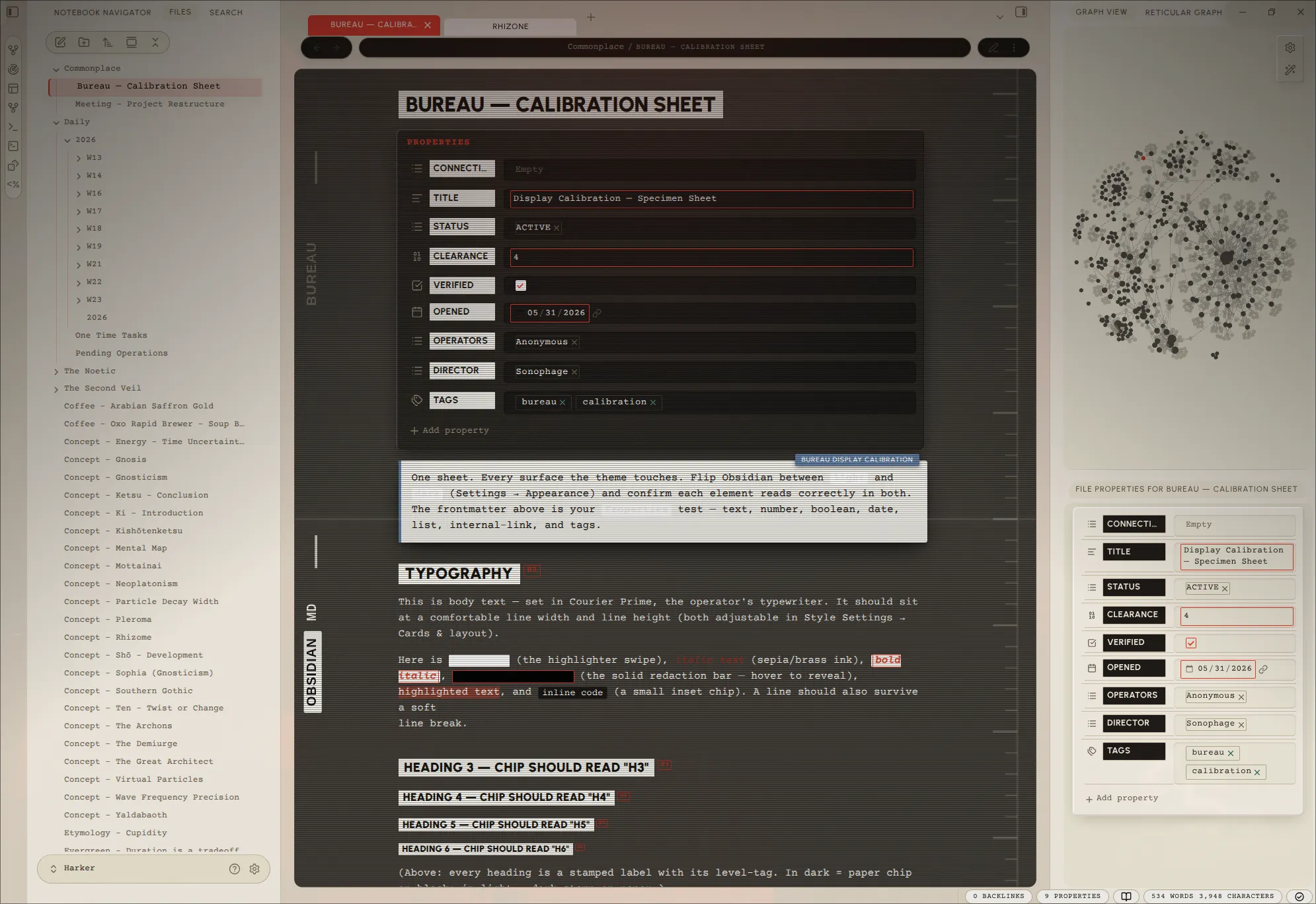 Bureau screenshot