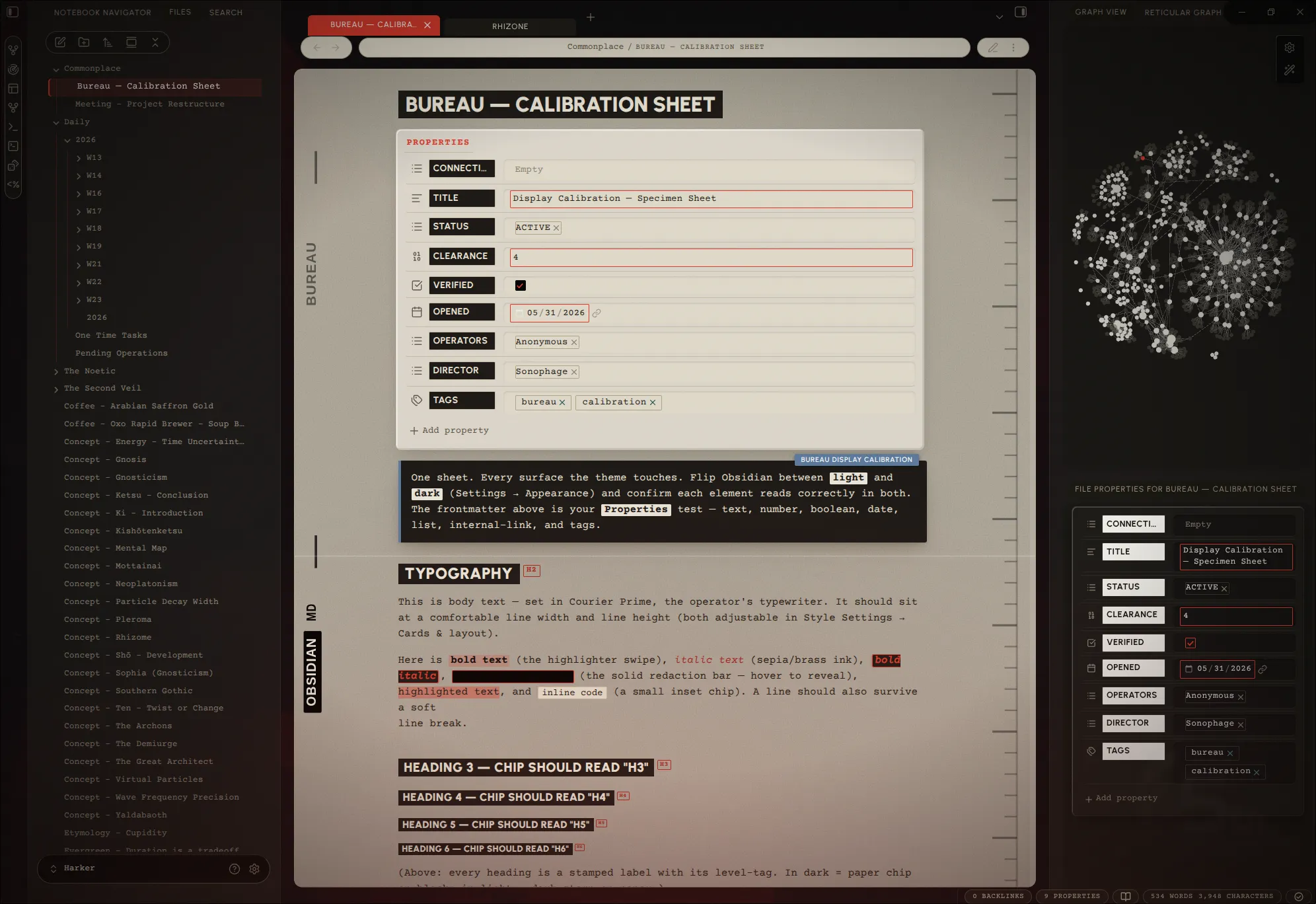 Bureau screenshot