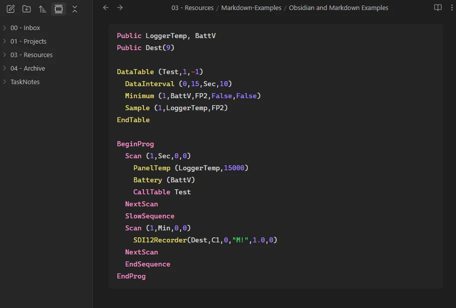 CodeBlock CRBasic screenshot
