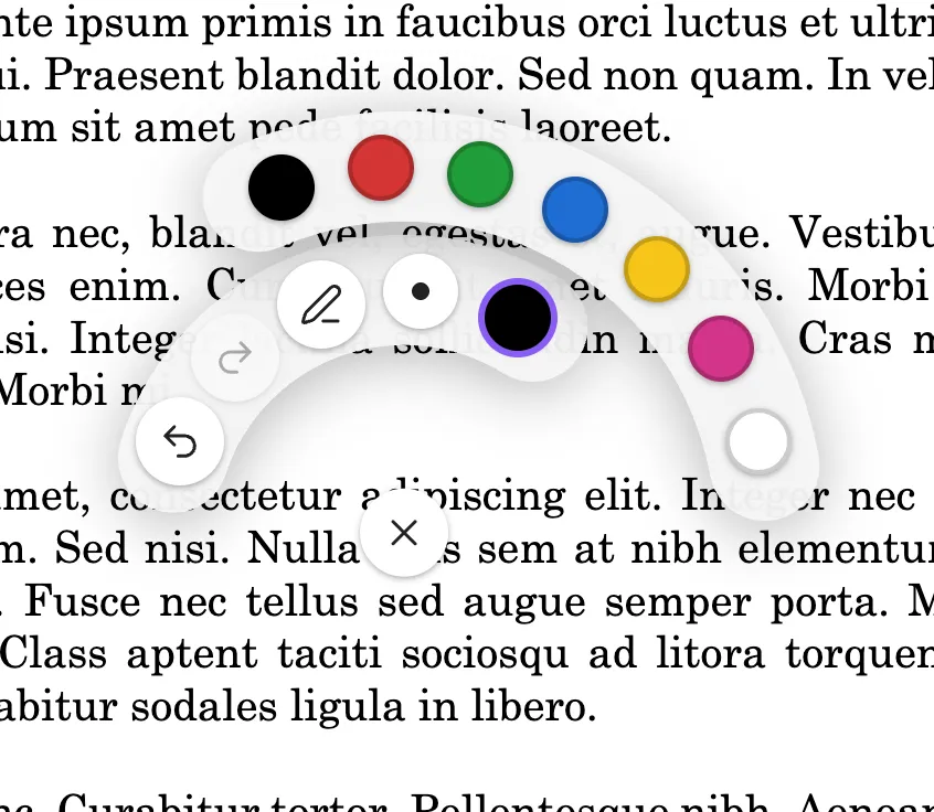 Jot screenshot