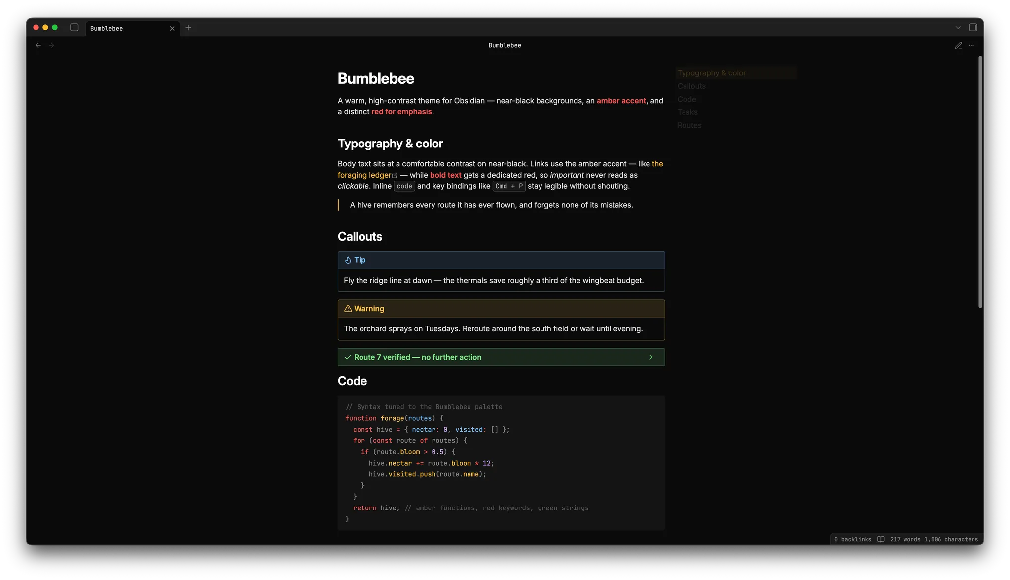 Bumblebee screenshot