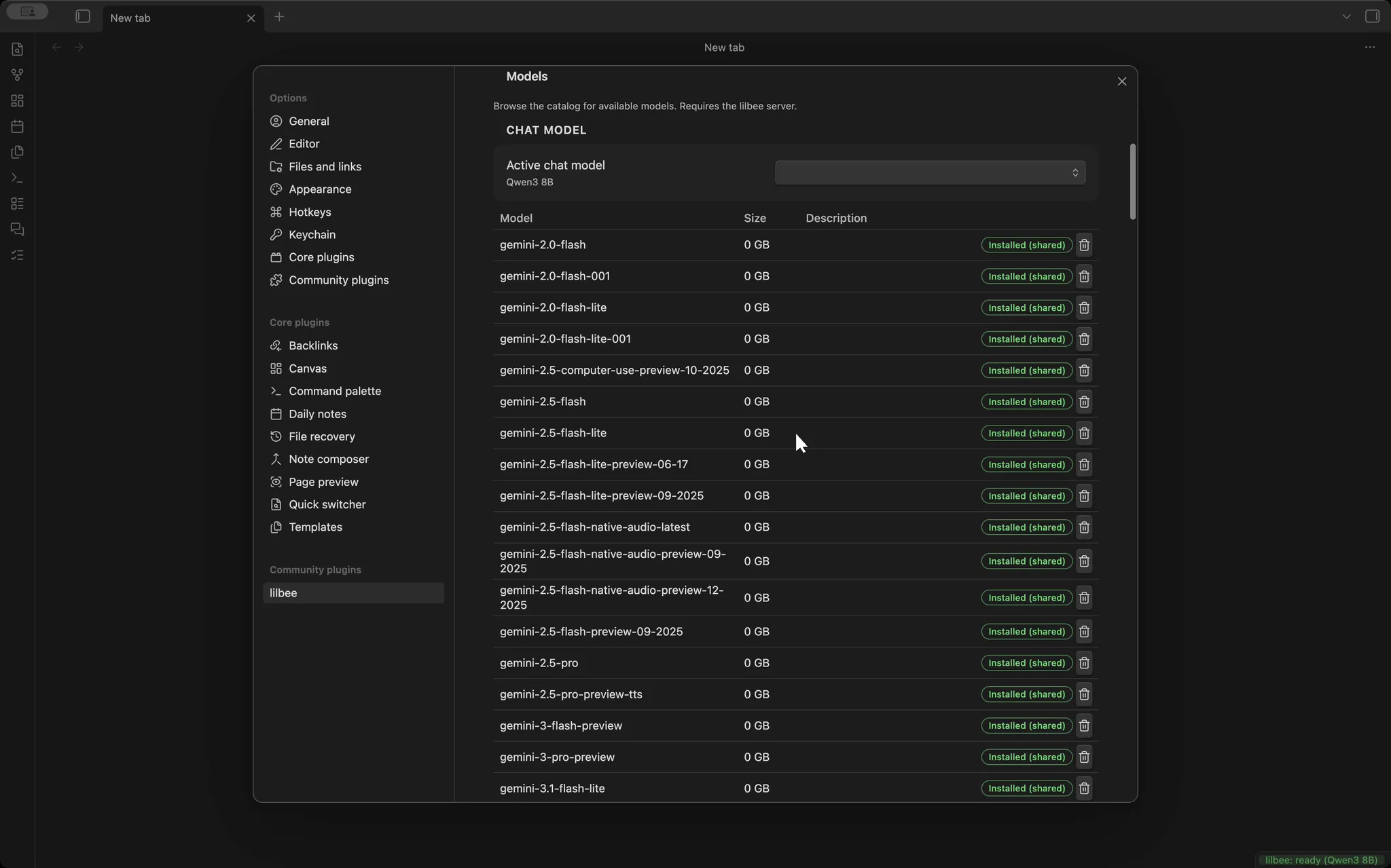 lilbee screenshot