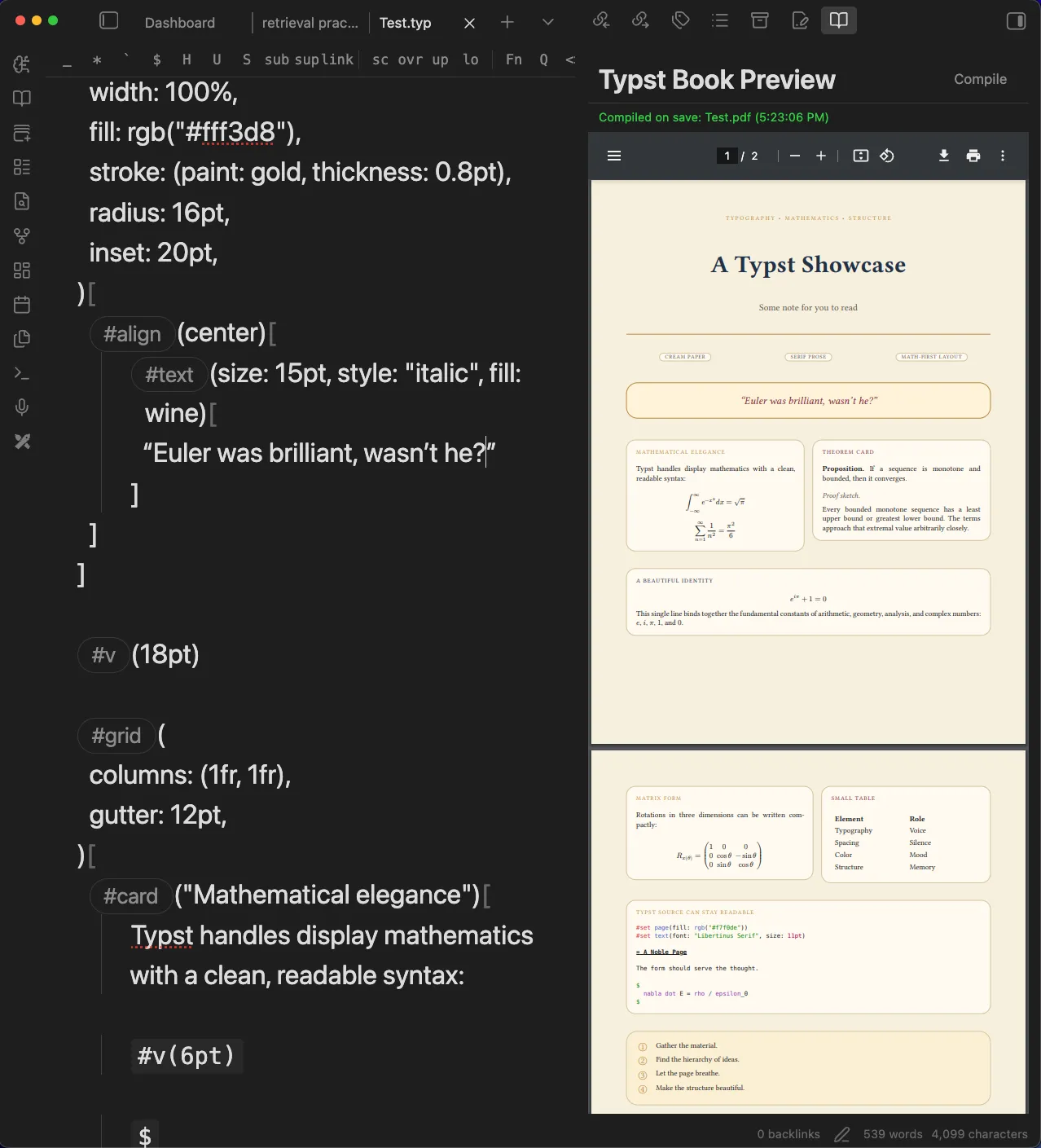 Typster screenshot