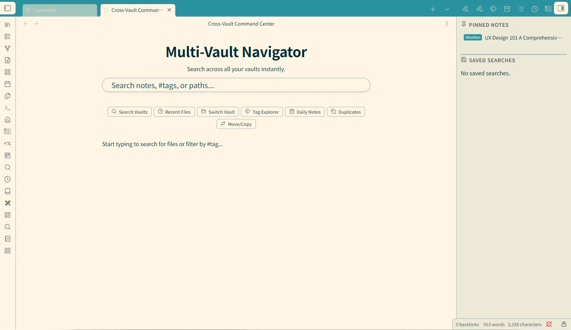Multi-Vault Navigator screenshot