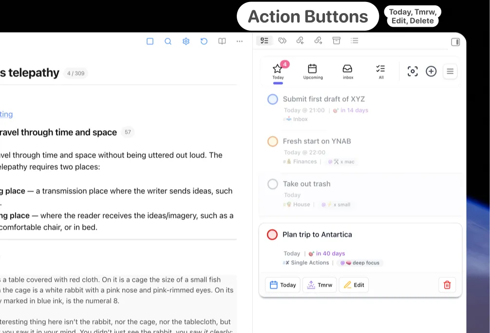 Todoist Board screenshot