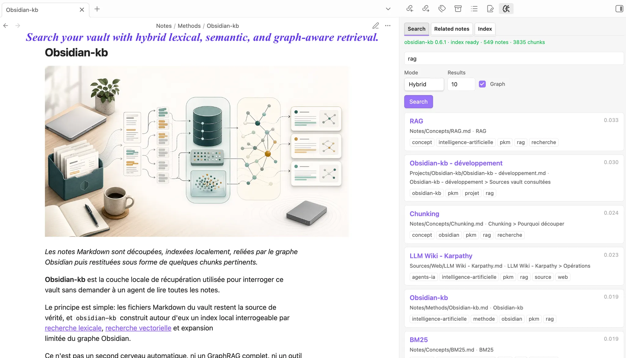 Vault Knowledge Base screenshot