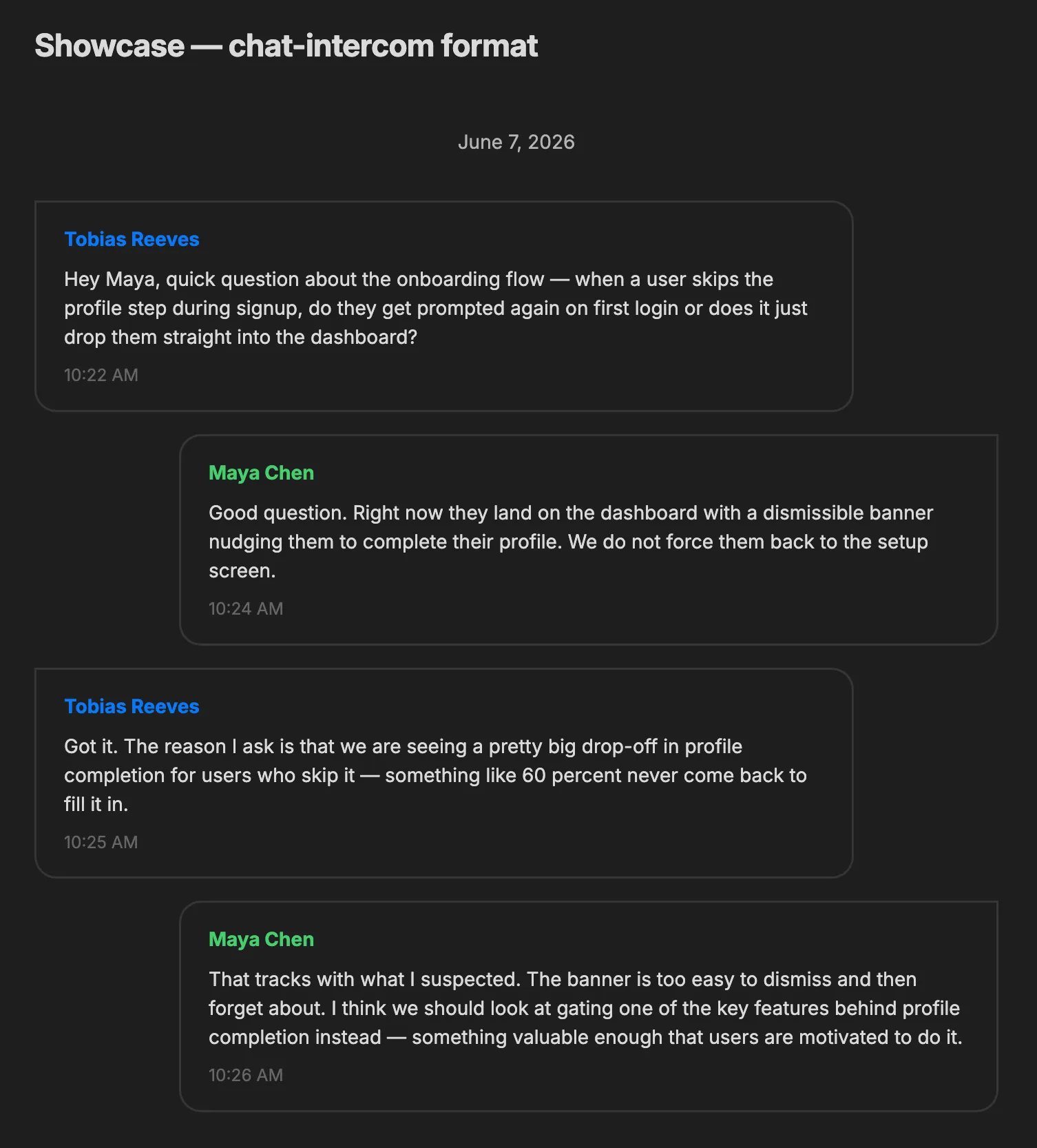 Chat View screenshot