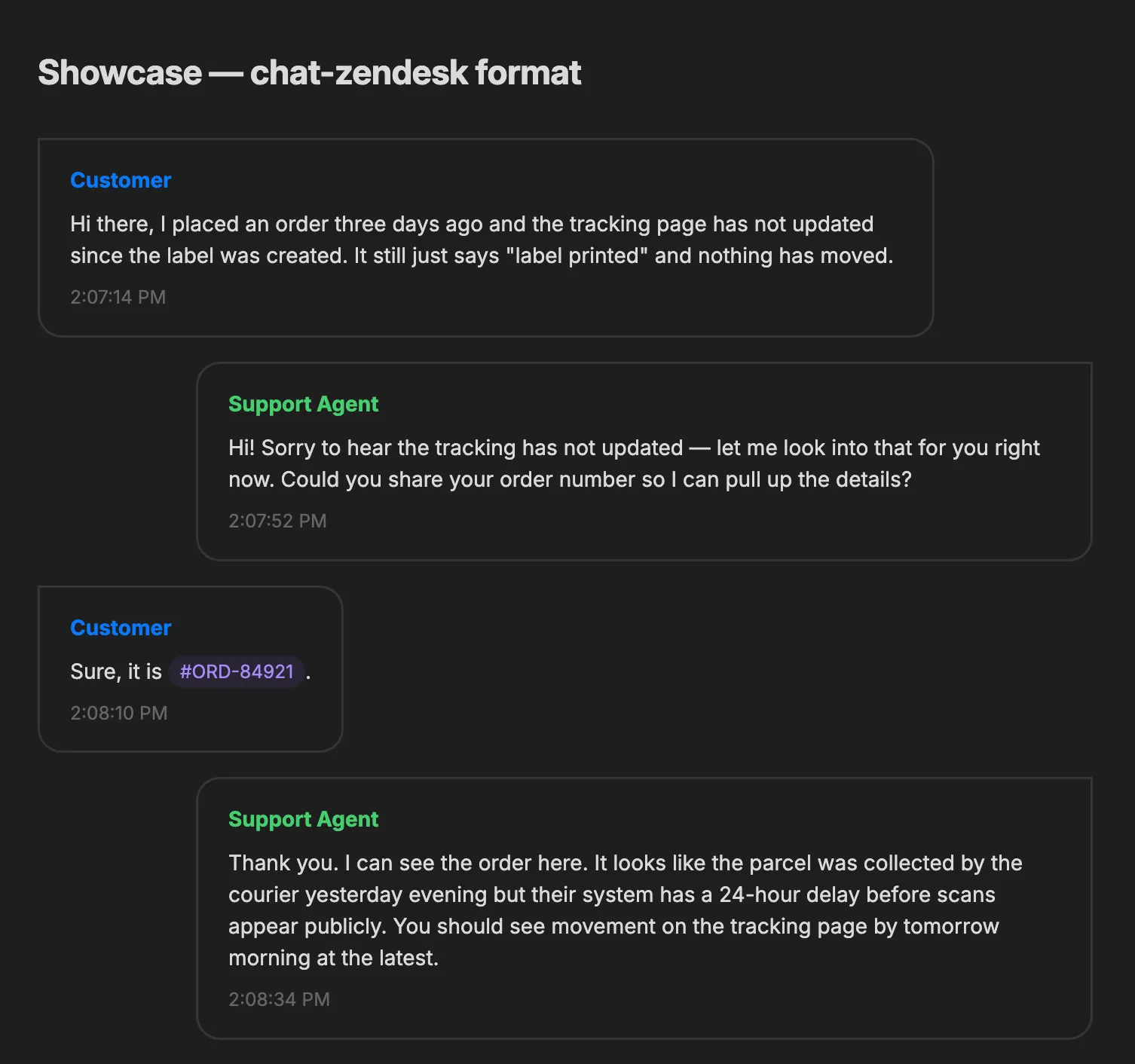 Chat View screenshot