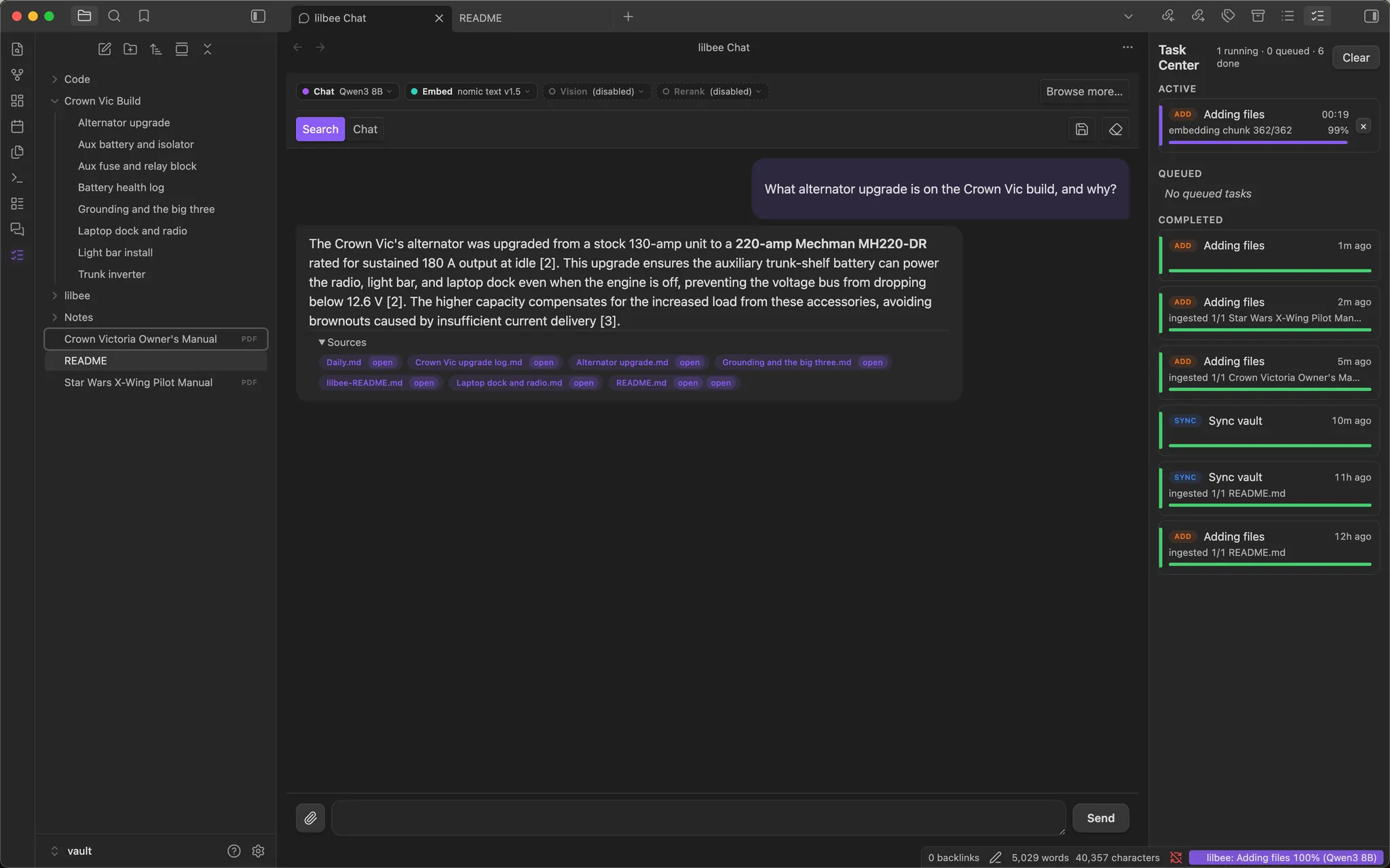 lilbee screenshot