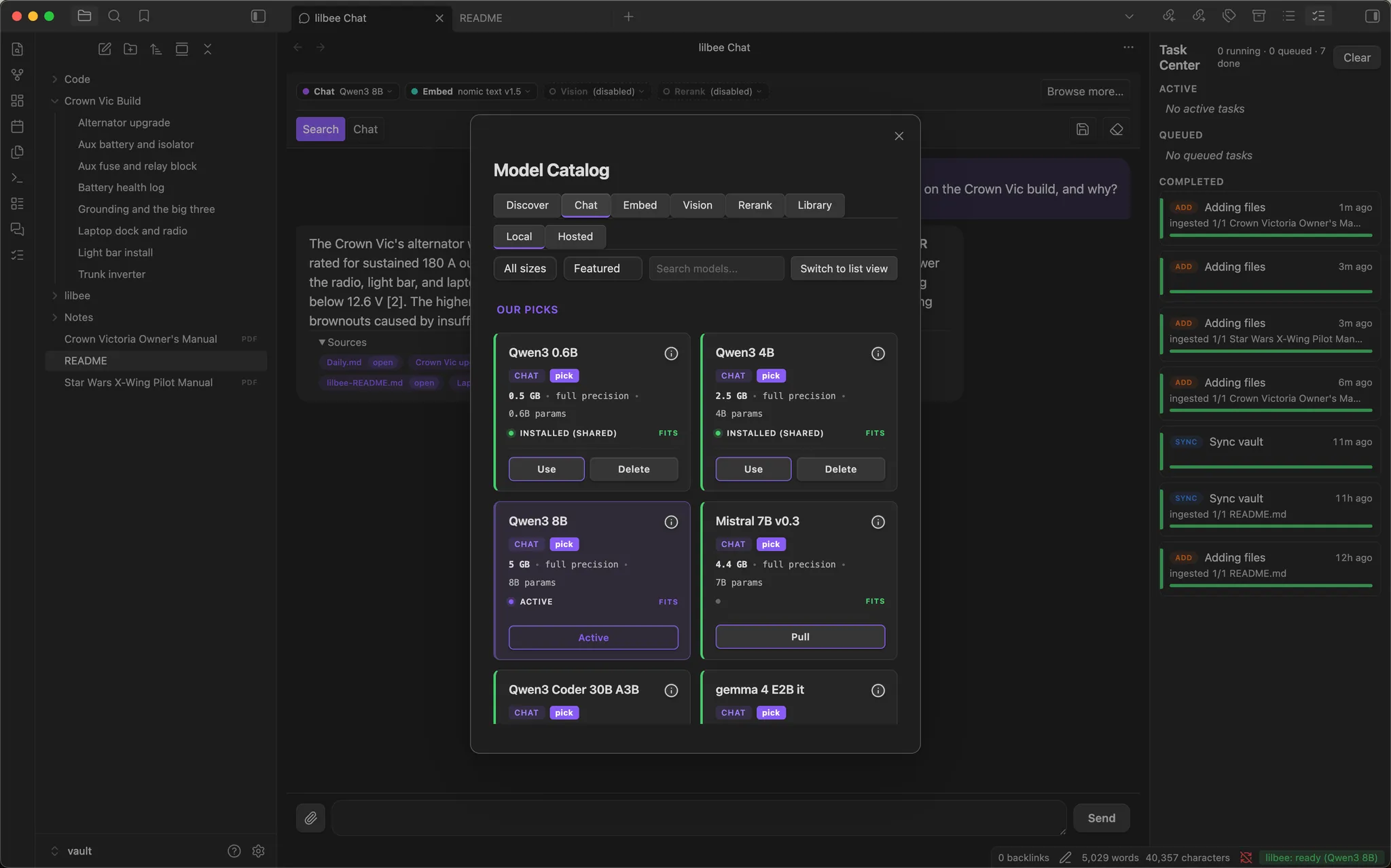 lilbee screenshot