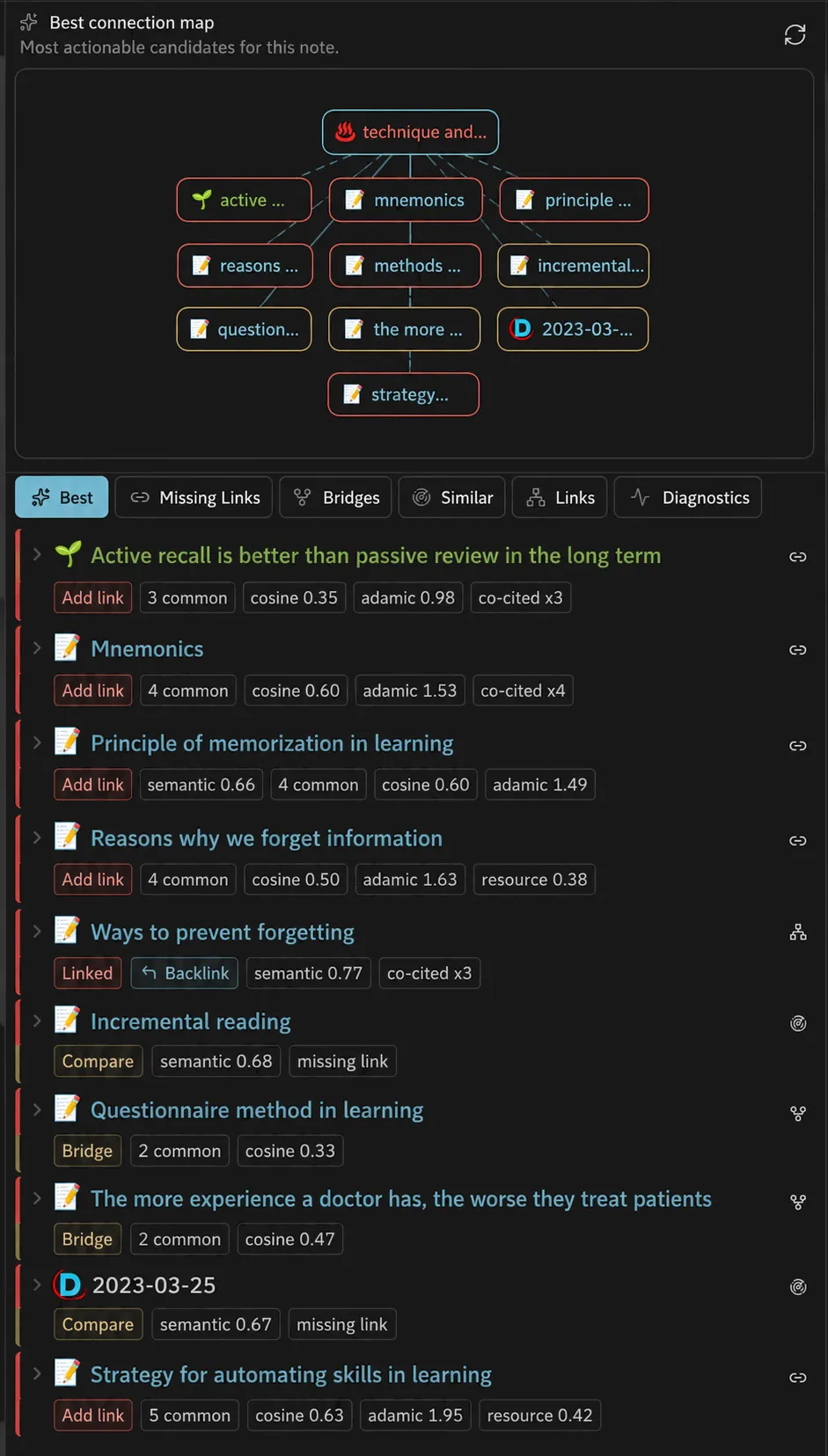 Hybrid Search screenshot