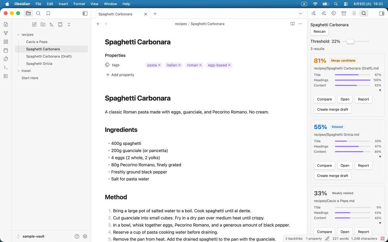 Dualyze Notes screenshot