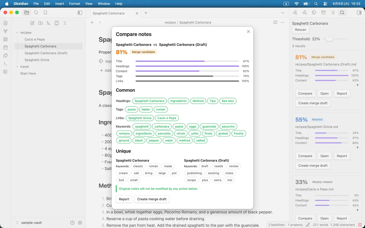 Dualyze Notes screenshot