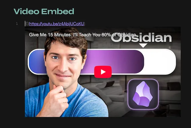 Media Embed screenshot