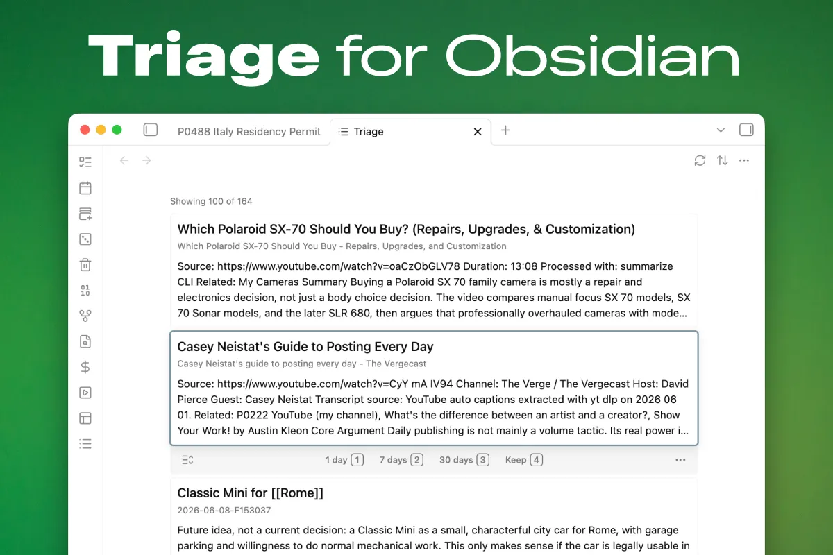 Triage screenshot