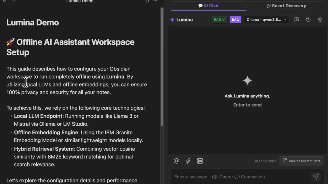 Lumina screenshot