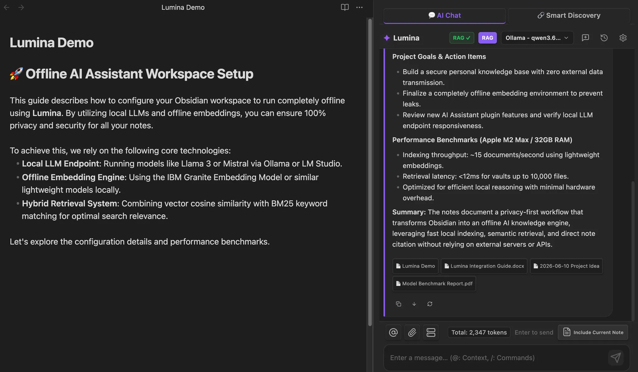 Lumina screenshot