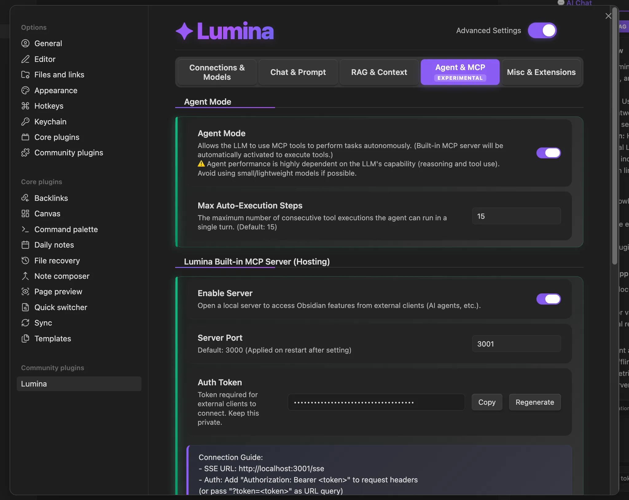 Lumina screenshot