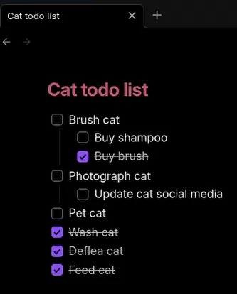 Auto-Sort Completed Checkboxes screenshot