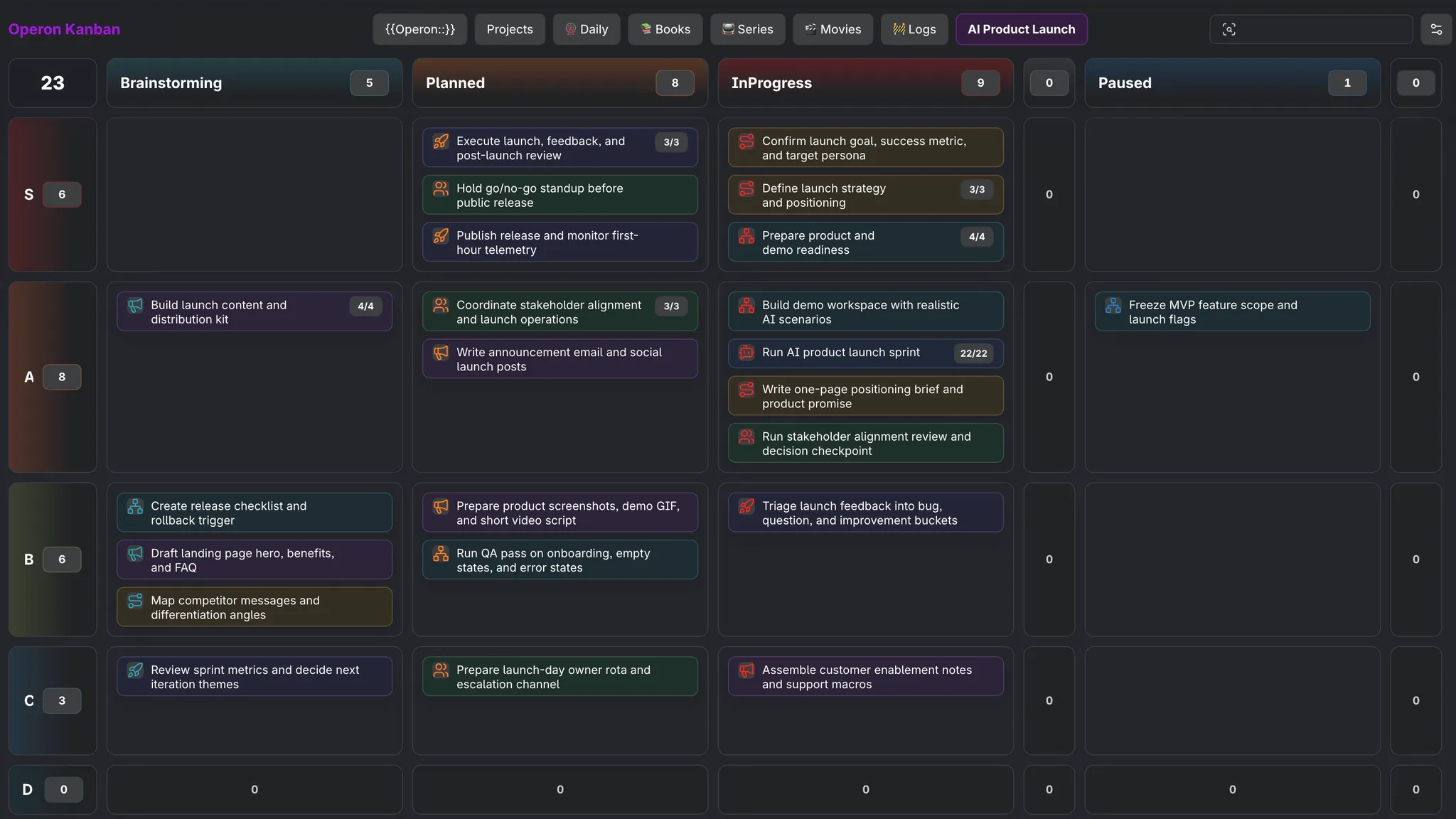 Operon screenshot