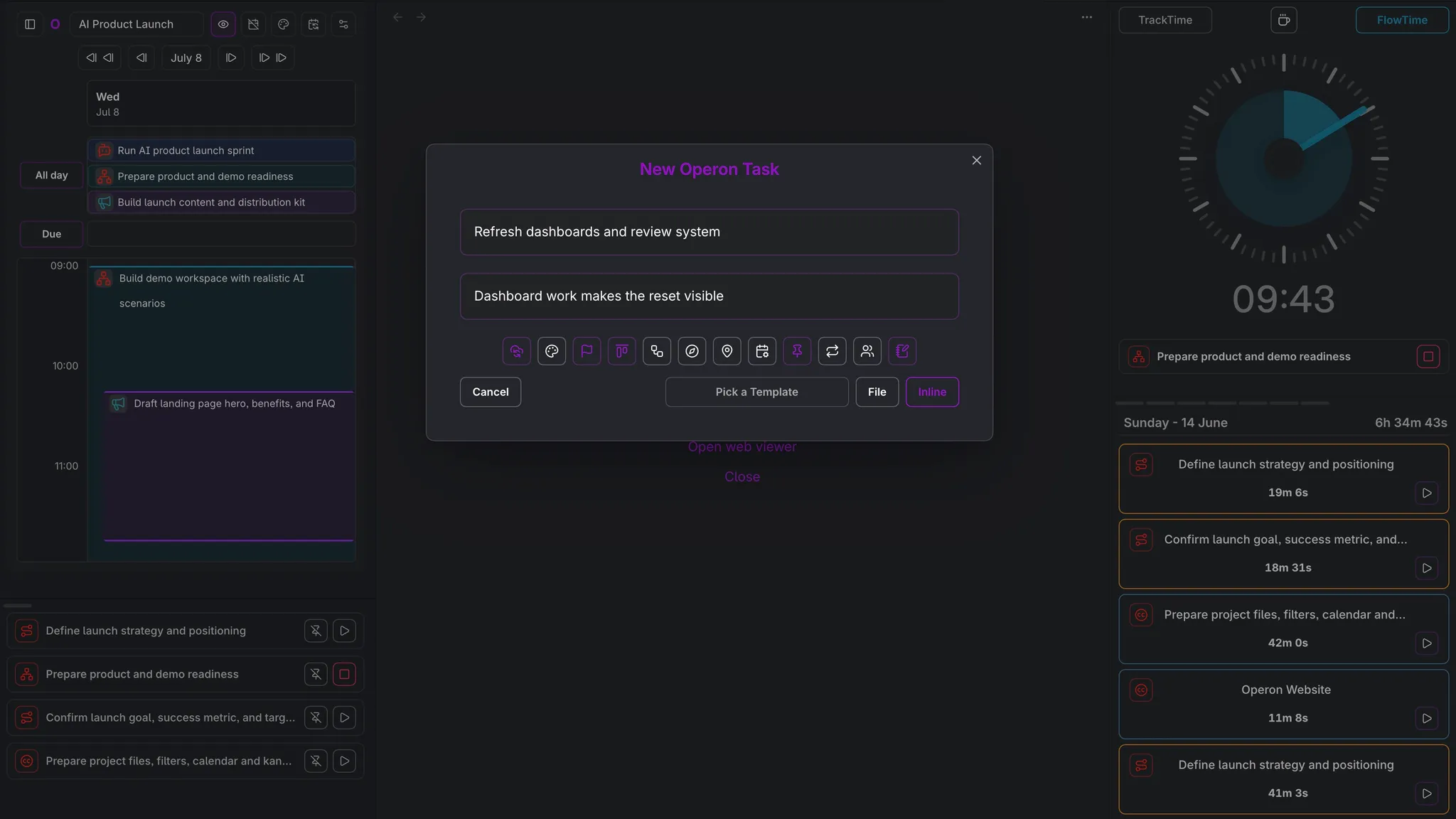 Operon screenshot