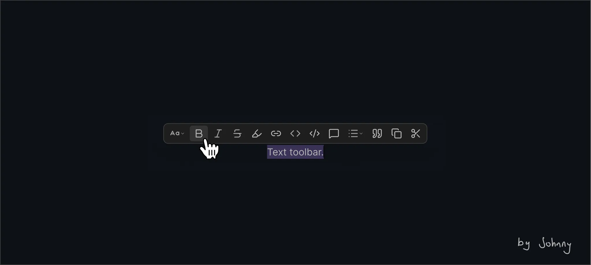 Text Formatting Toolbar screenshot
