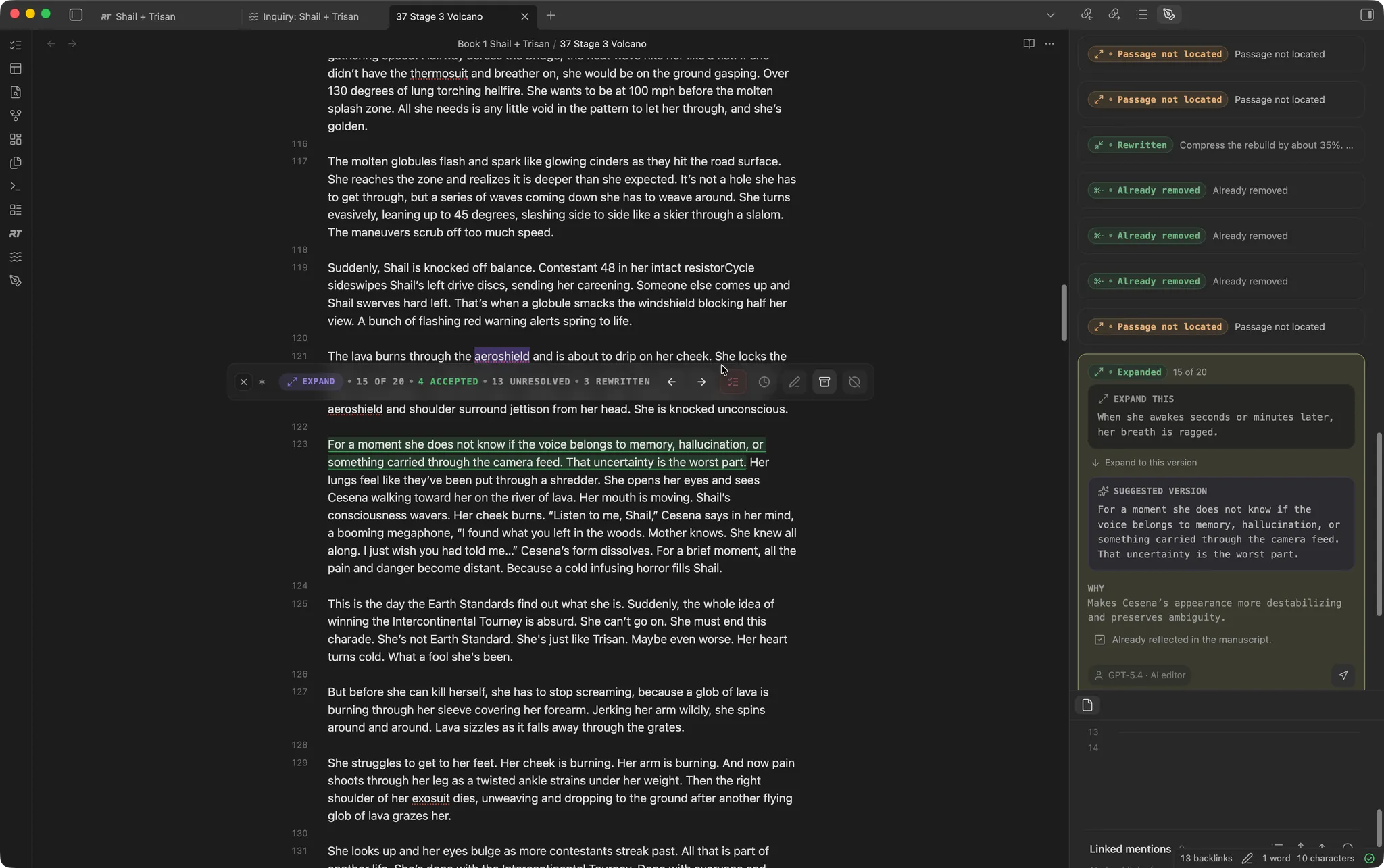 Editorialist screenshot