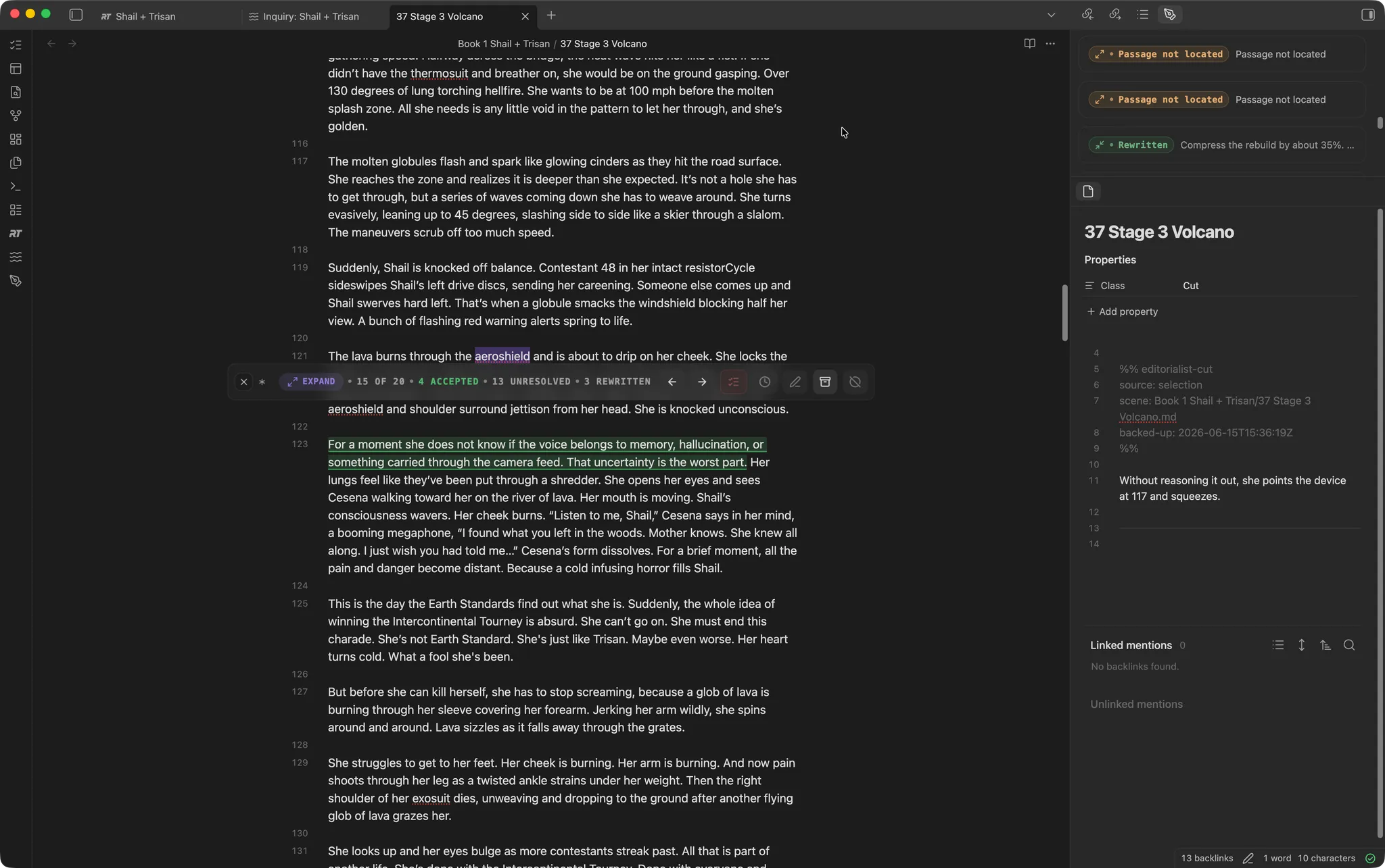 Editorialist screenshot