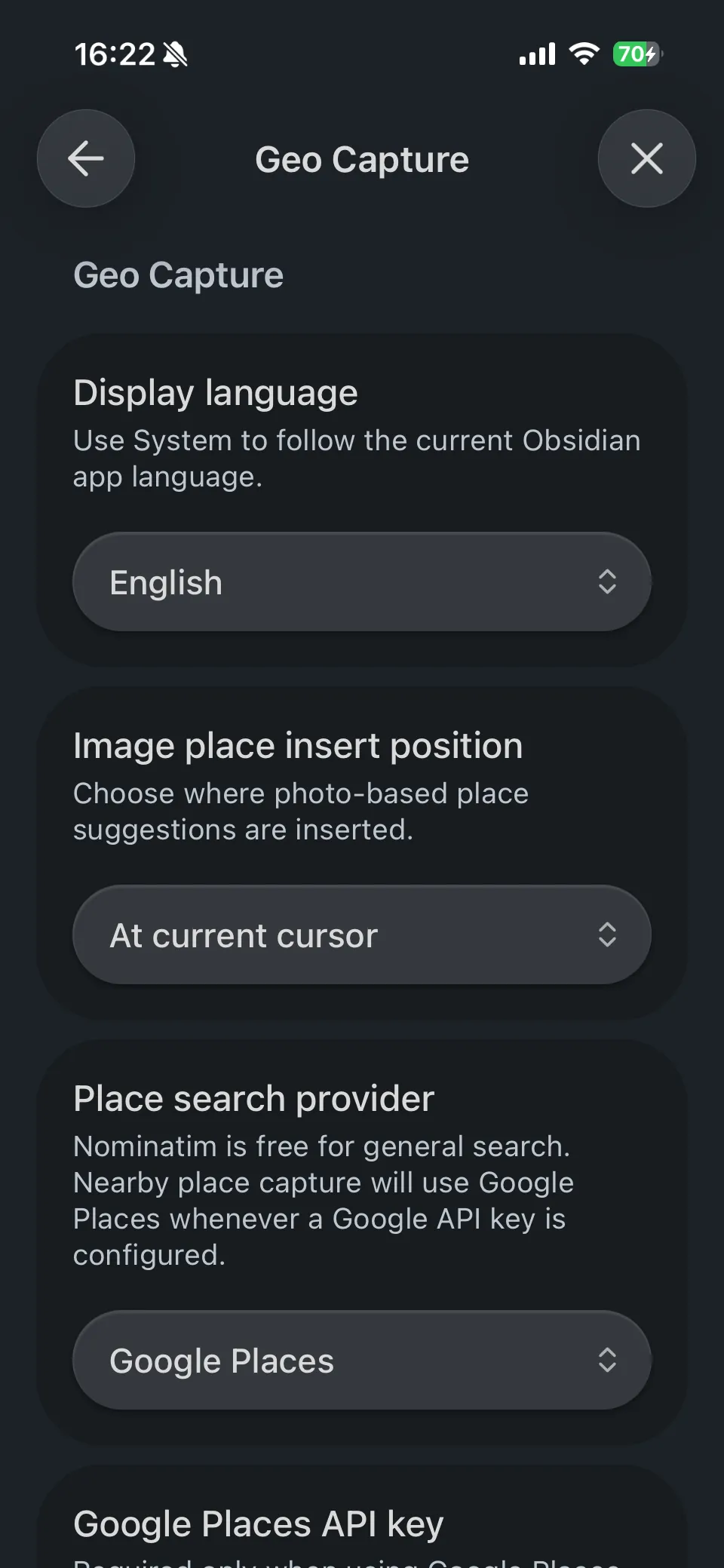 Geo Capture screenshot