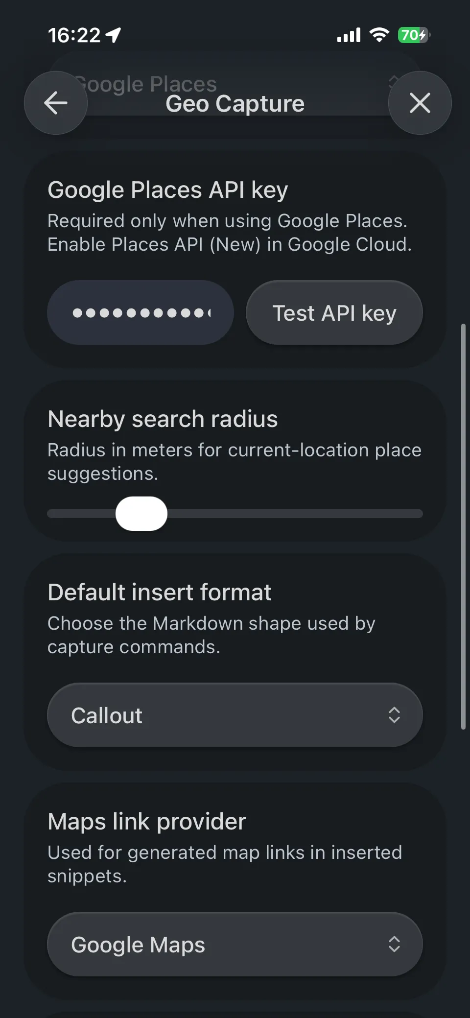 Geo Capture screenshot