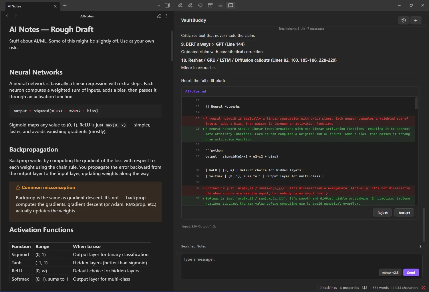 VaultBuddy screenshot