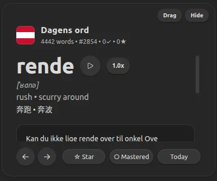 Dagens Ord screenshot