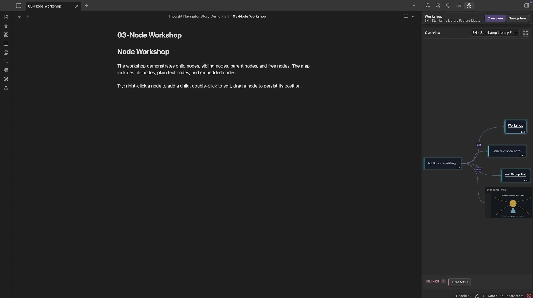 Thought Navigator screenshot