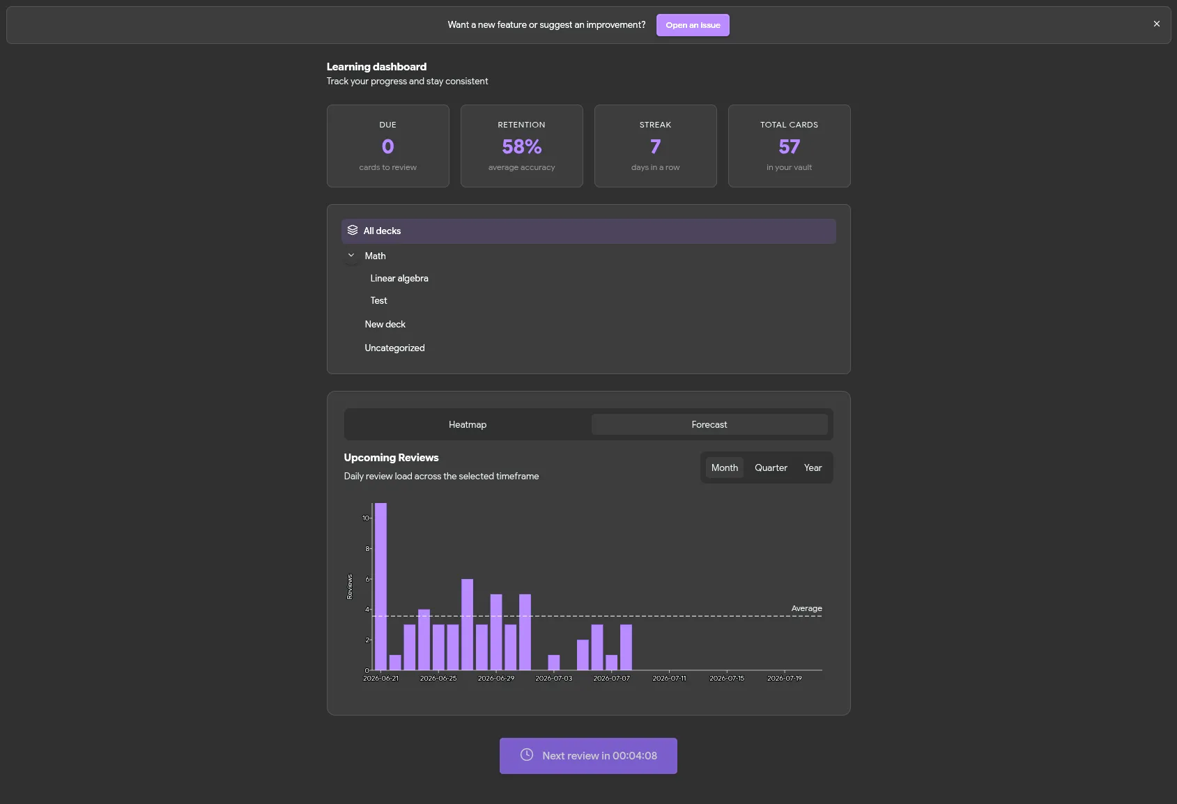 Mnemoloop screenshot