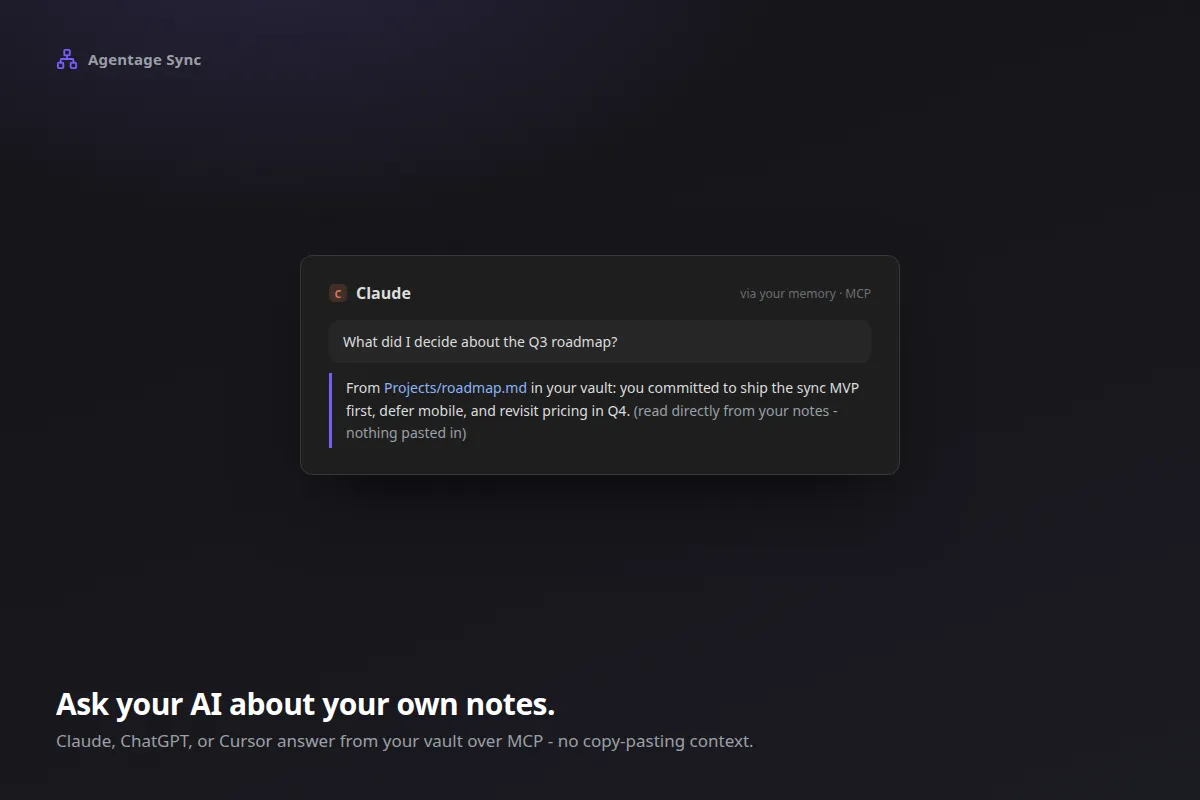 Agentage Sync screenshot