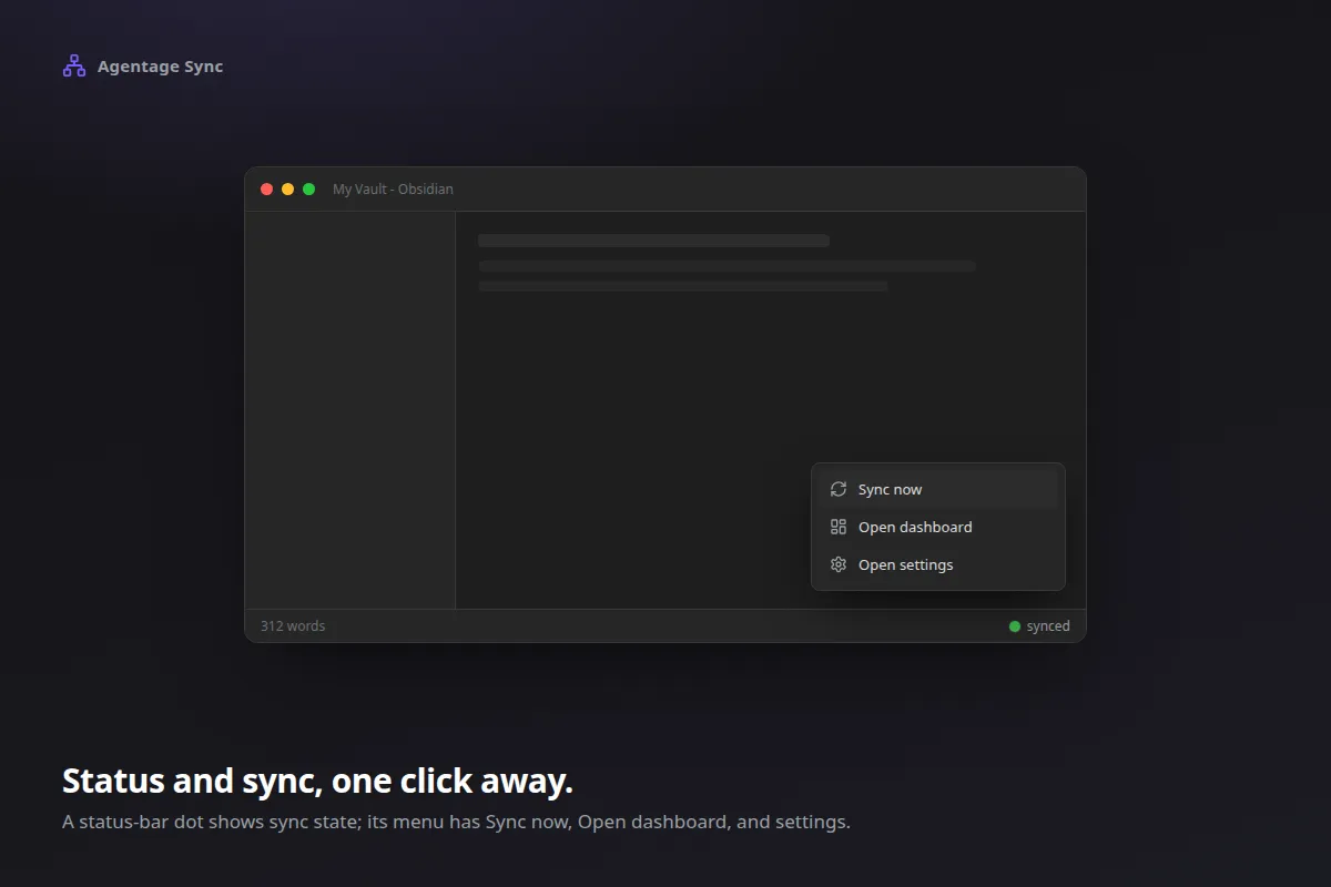 Agentage Sync screenshot