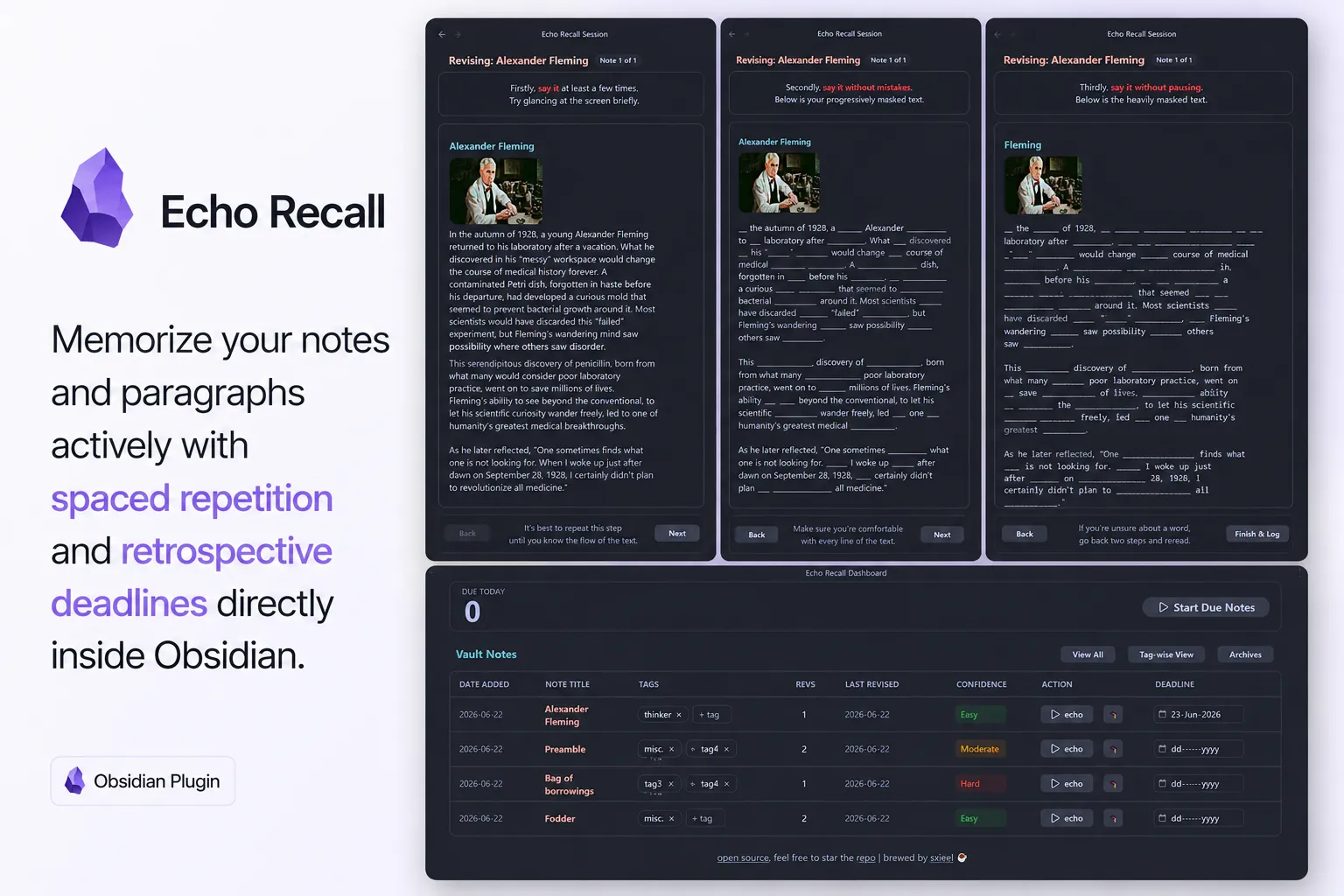 Echo Recall screenshot