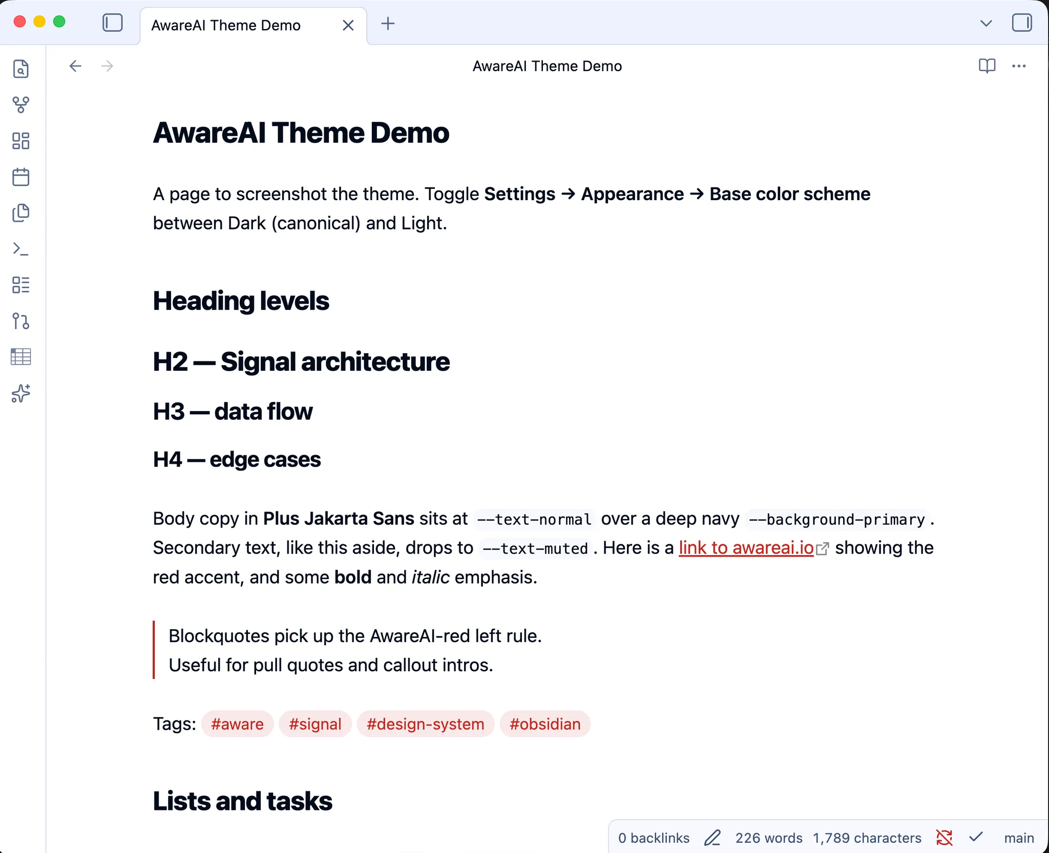 AwareAI screenshot