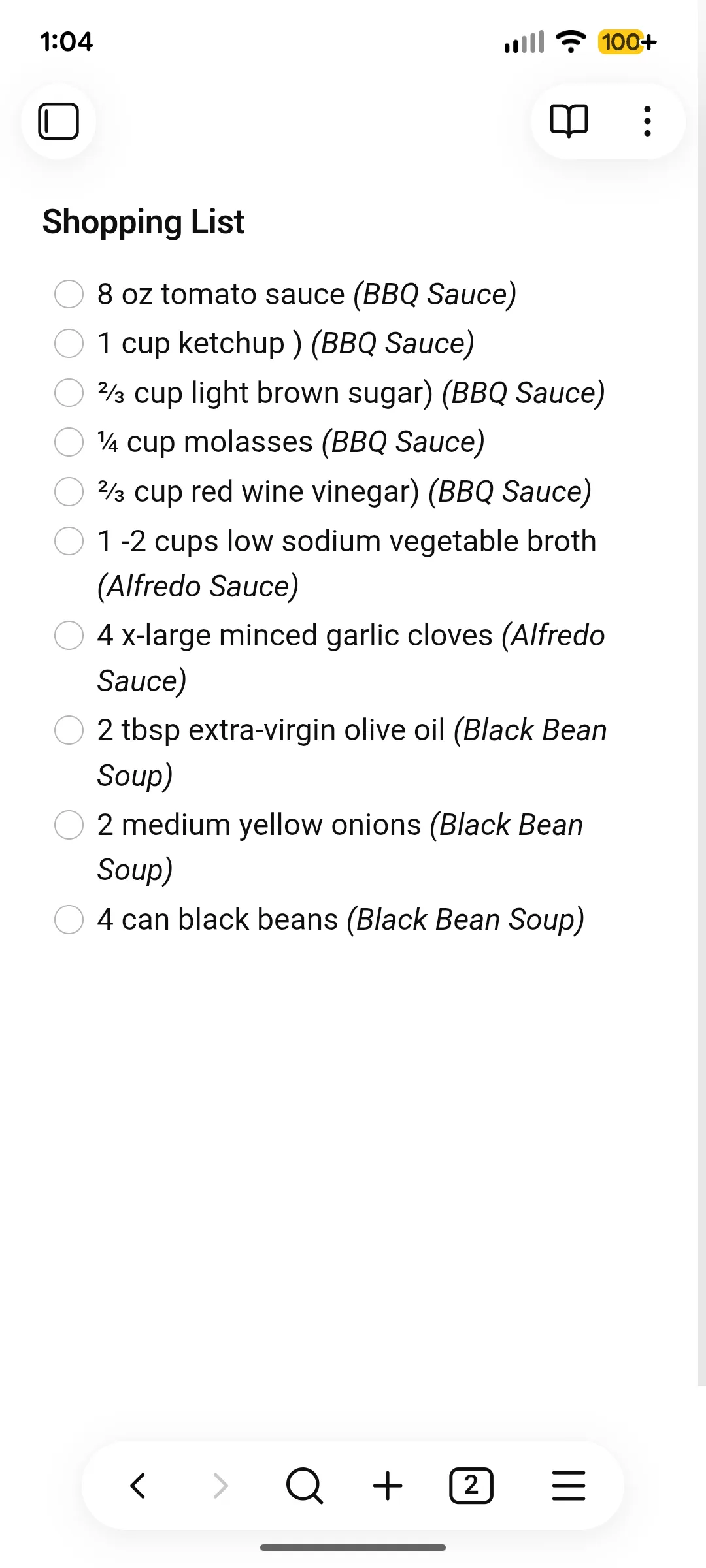 Recipe Vault screenshot