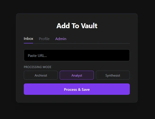 Add To Vault screenshot