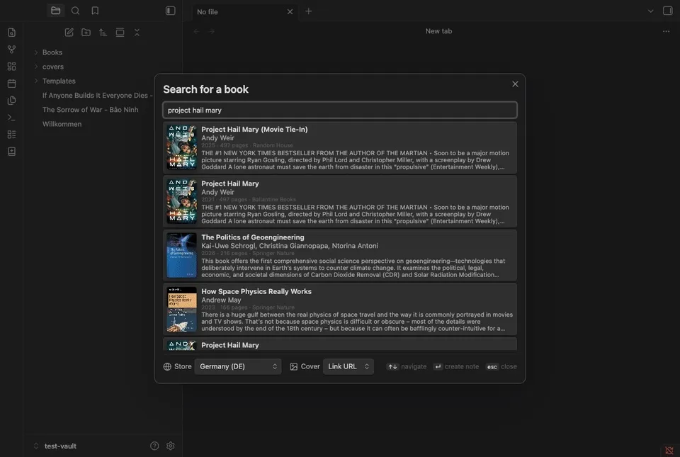 Book Search + Covers screenshot