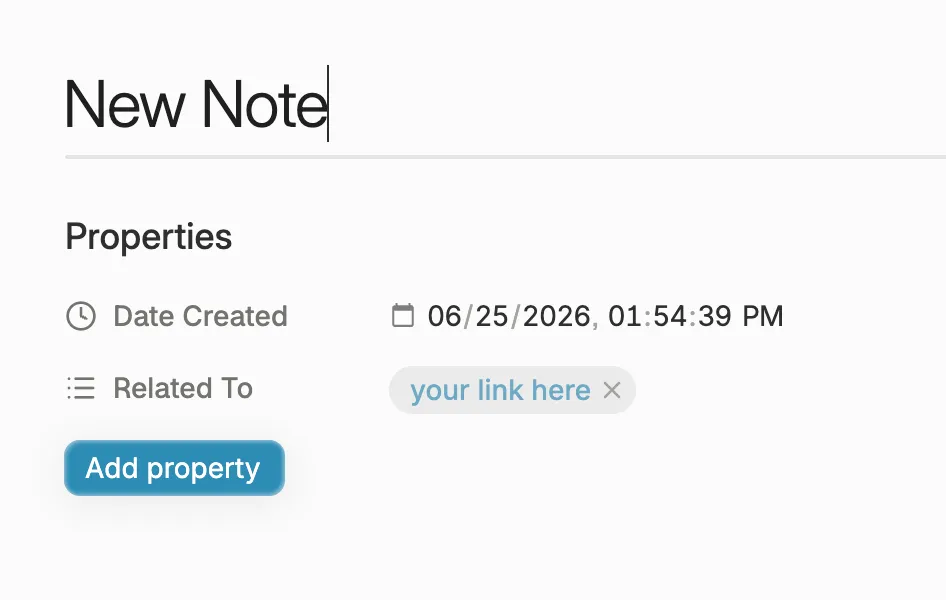 Sticky Properties screenshot