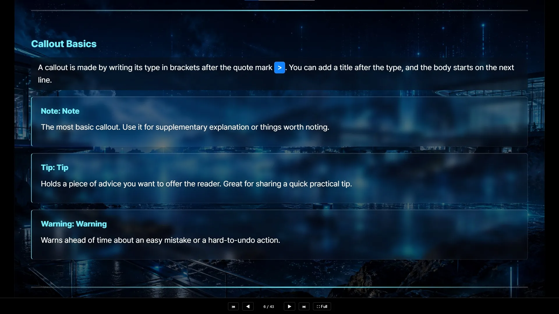 Achmage Slides Ultra 1920 v5 screenshot