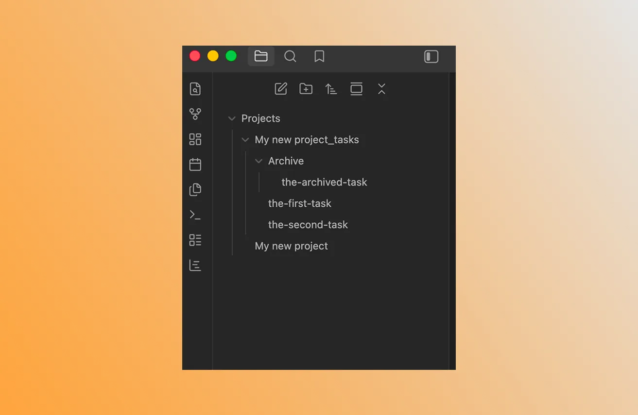 Project Manager screenshot