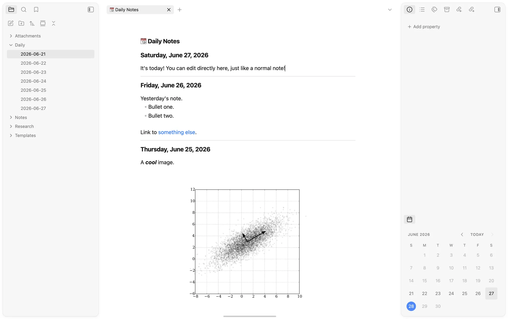 Better Daily Notes screenshot