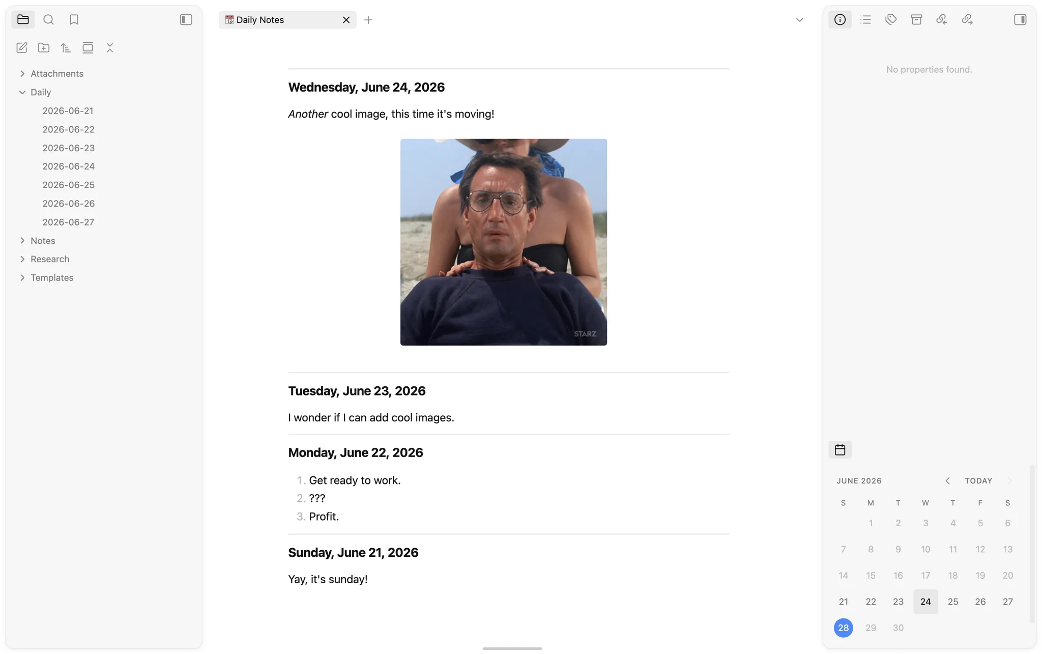Better Daily Notes screenshot