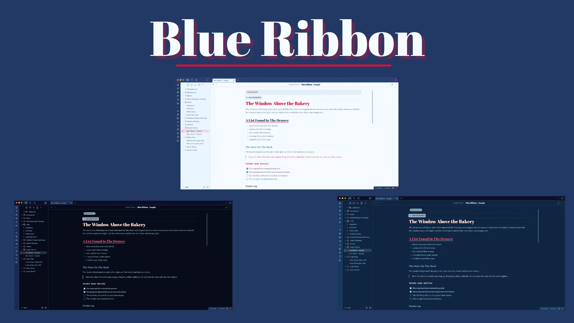 Blue Ribbon screenshot