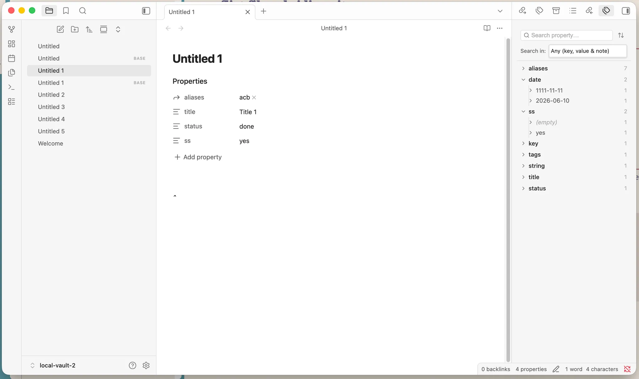 Property Explorer screenshot